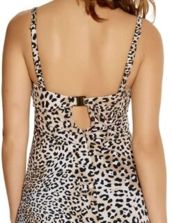 6042 Fantasie Caya Underwired Flared Tankini Top - 6042 Sand