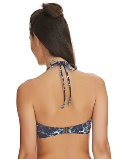 4479 Freya Storm Underwired Bandless Halter Bikini Top - 4479 Midnight Blue
