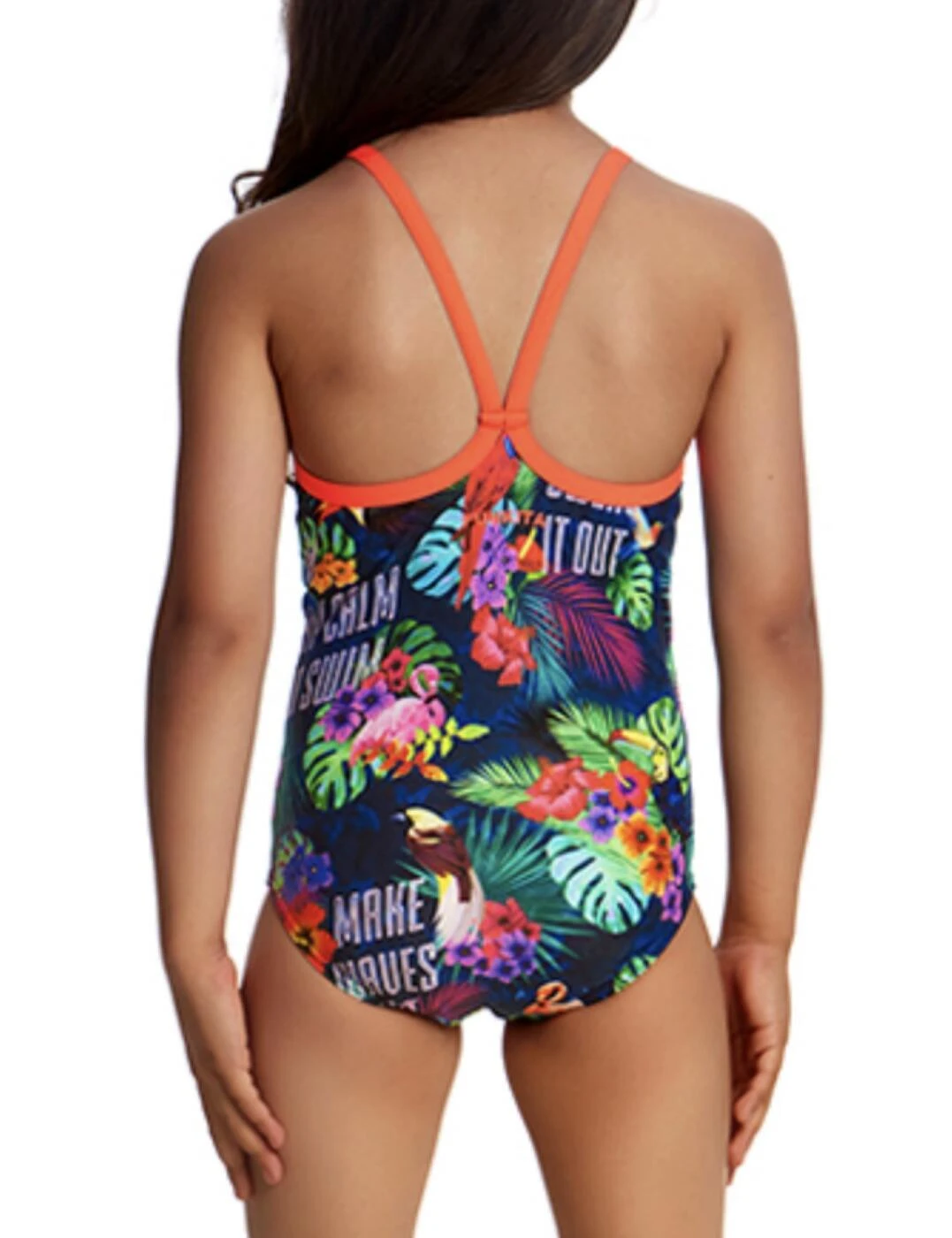 FG01T Funkita Toddler Girls Printed One Piece Swimsuit - FG01T01978 Tropic Tag 1 FG01T Funkita Toddler Girls Printed One Piece Swimsuit - FG01T01978 Tropic Tag