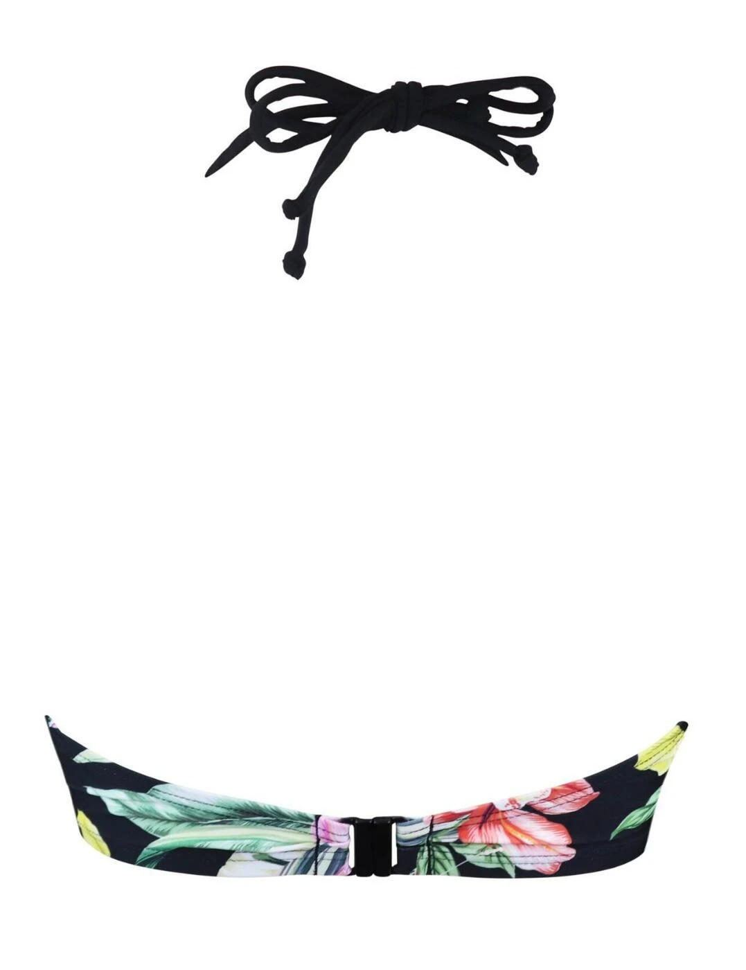 14102 Pour Moi Miami Brights Adjustable Halterneck Bikini Top - 14102 Black 2 14102 Pour Moi Miami Brights Adjustable Halterneck Bikini Top - 14102 Black - Image 2
