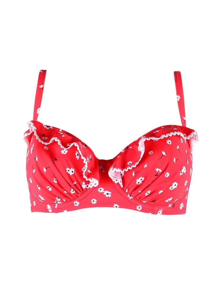 17100 Pour Moi Sunset Beach Underwired Bikini Top - 17100 Red/White 1 17100 Pour Moi Sunset Beach Underwired Bikini Top - 17100 Red/White