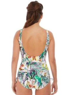 6929 Fantasie Playa Blanca V-Neck Swimsuit - 6929 Multi