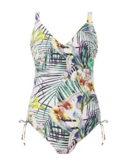 6929 Fantasie Playa Blanca V-Neck Swimsuit - 6929 Multi -FANTASIE Shop 266317 20201216123500