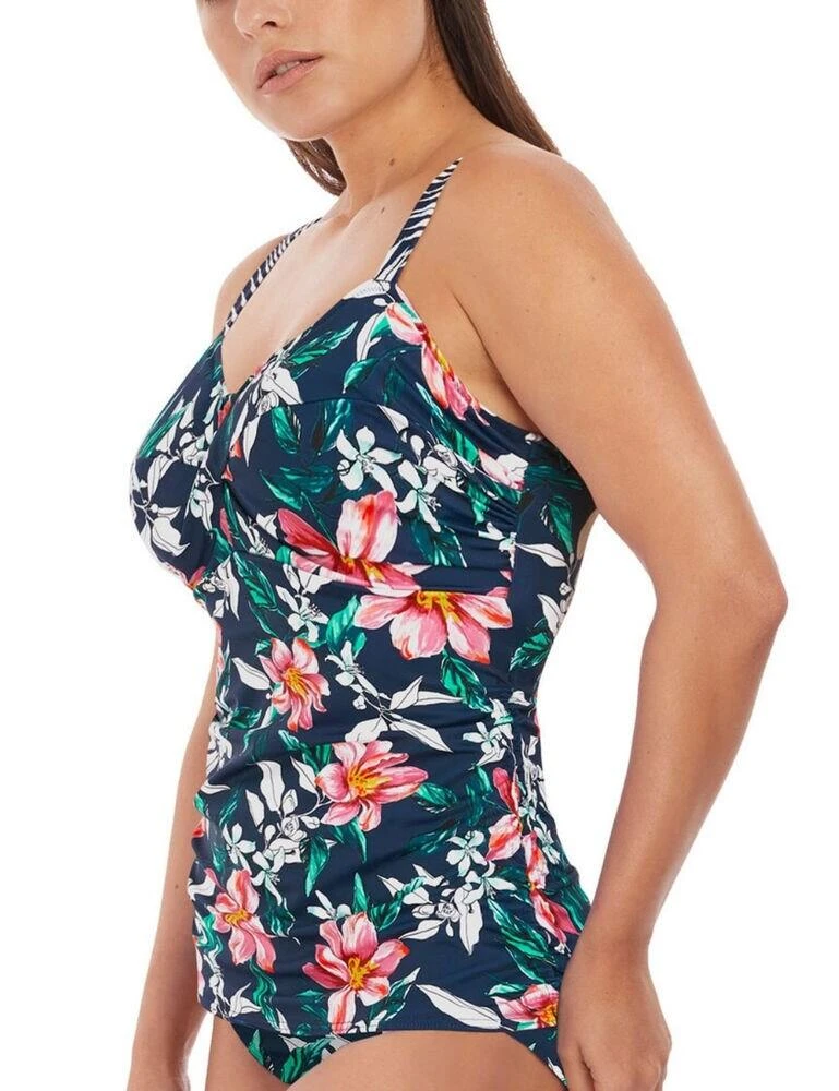 6894 Fantasie Port Maria Twist Front Tankini Top - 6894 Ink 2 6894 Fantasie Port Maria Twist Front Tankini Top - 6894 Ink - Image 2