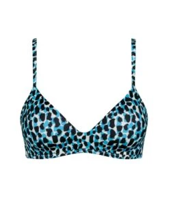 10207641 Sloggi Women Shore Koh Tachai Padded Bikini Top - 10207641 Blue/Dark Combination -FANTASIE Shop 268862 20210111112200