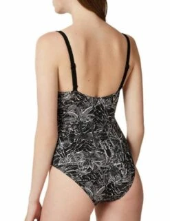 R020615 Maison Lejaby Sierra Nevada Ballerina Underwired Swimsuit - R020615 Black