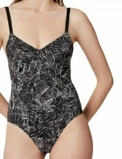 R020615 Maison Lejaby Sierra Nevada Ballerina Underwired Swimsuit - R020615 Black -FANTASIE Shop 284503 20210519093900