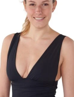 R18231 Maison Lejaby Drape V Neck Swimsuit - R18231 Black 5 R18231 Maison Lejaby Drape V Neck Swimsuit - R18231 Black -FANTASIE Shop 284534 20210519095200