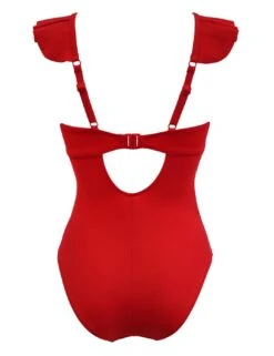 18106 Pour Moi Space Frill Swimsuit - 18106 Red -FANTASIE Shop 316929 20211222160800
