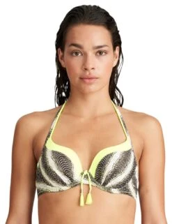 1005116 Marie Jo Murcia Padded Heart Shape Bikini Top - 1005116 Yellow Flash