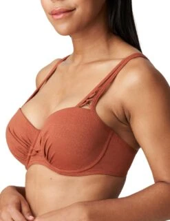 4008116 Prima Donna Swim Manuia Padded Balcony Bikini Top - 4008116 Burnt Amber -FANTASIE Shop 319914 20220127095900