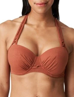 4008116 Prima Donna Swim Manuia Padded Balcony Bikini Top - 4008116 Burnt Amber