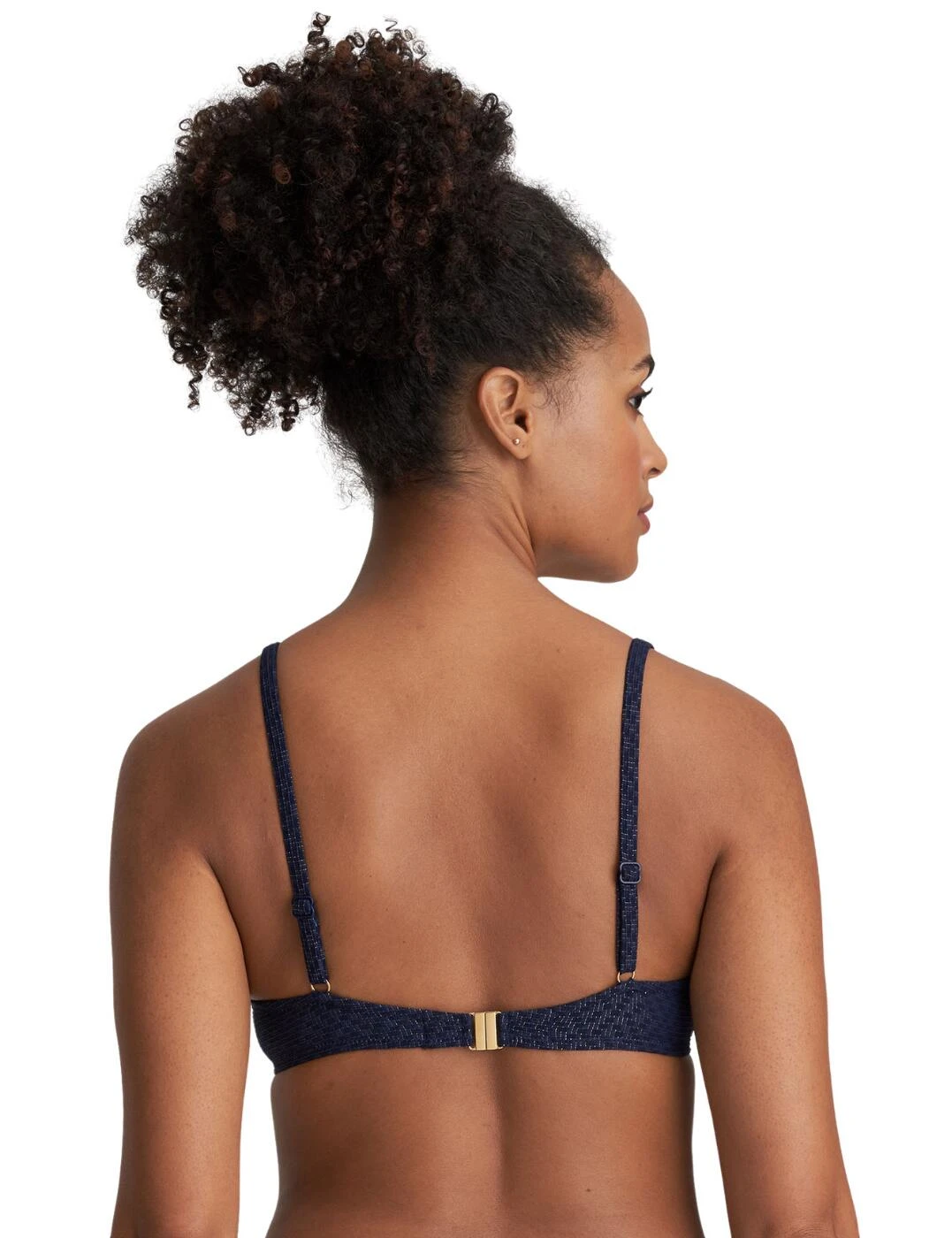 1003516 Marie Jo Valentina Padded Heart Shaped Bikini Top - 1003516 Evening Blue 2 1003516 Marie Jo Valentina Padded Heart Shaped Bikini Top - 1003516 Evening Blue - Image 2