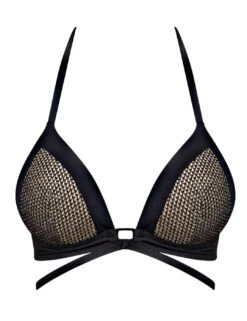3410822 Andres Sarda Baker Padded Triangle Bikini Top - 3410822 Black