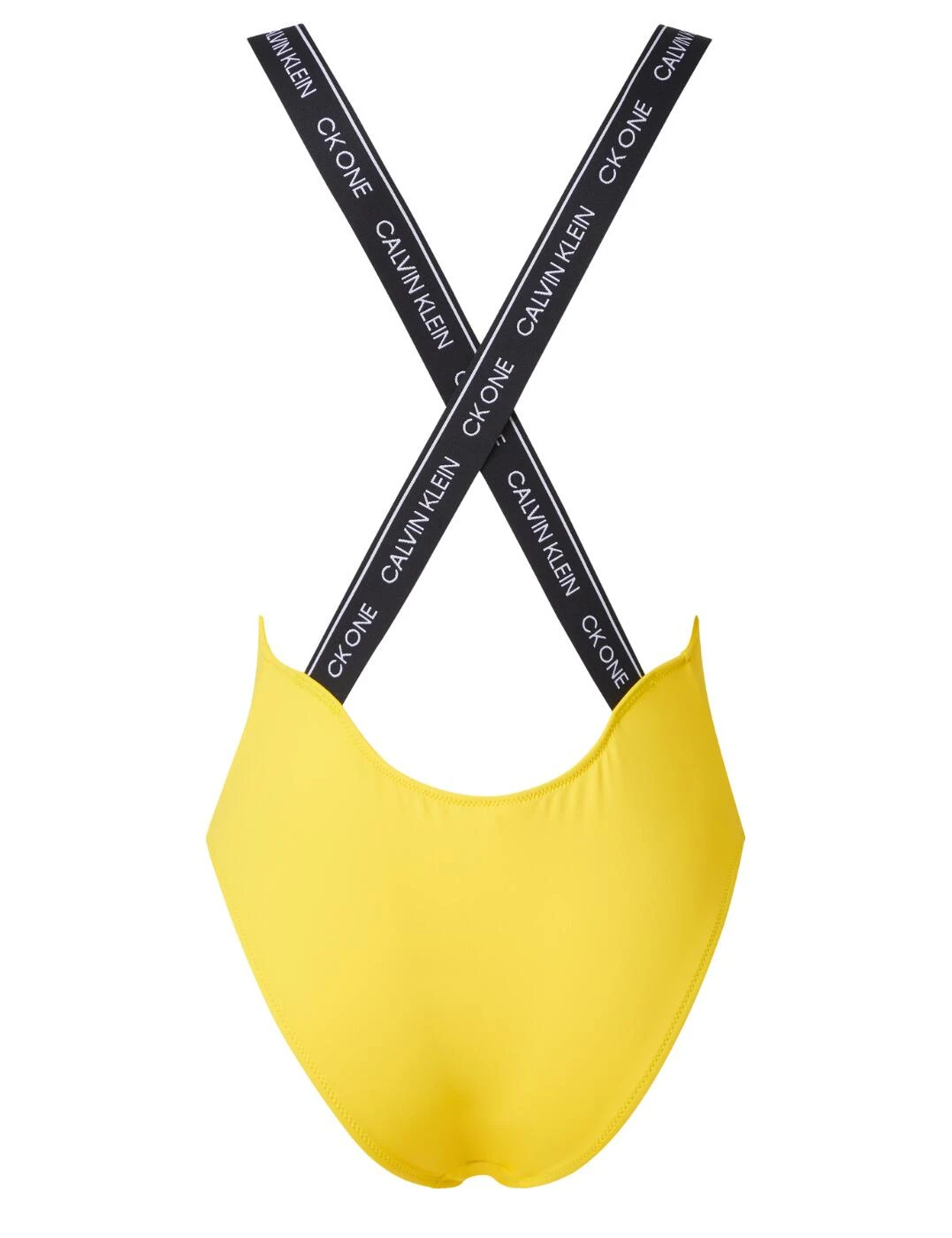 KW0KW01645 Calvin Klein CK One One Piece Swimsuit - KW0KW01645 Bold Yellow 2 KW0KW01645 Calvin Klein CK One One Piece Swimsuit - KW0KW01645 Bold Yellow - Image 2