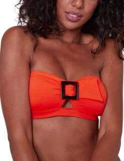 1DDB32 Simone Perele Loulou Bandeau Bikini Top - 1DDB32 Amalfi Orange -FANTASIE Shop 327852 20220401100800
