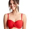 SW1303 Panache Anya Riva Bandeau Bikini Top - SW1303 Fiery Red