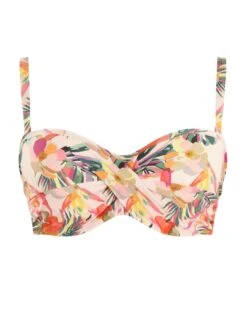 SW1633 Panache Paradise Strapless Bikini Top - SW1633 Pink Tropical -FANTASIE Shop 349465 20221129090300
