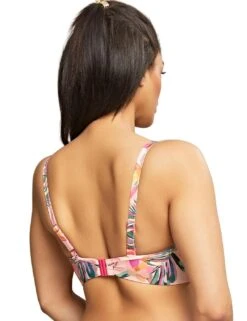 SW1633 Panache Paradise Strapless Bikini Top - SW1633 Pink Tropical -FANTASIE Shop 349469 20221129090300