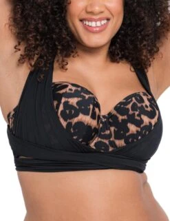 CS005307 Curvy Kate Wrapsody Bandeau Bikini - CS005307 Leopard Print -FANTASIE Shop 357084 20221203160300