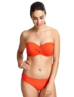 SW1323 Panache Echo Twist Bandeau Bikini Top - SW1323 Orange -FANTASIE Shop 359630 20221223130300