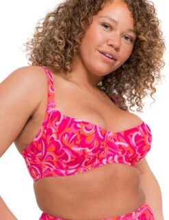 CS026306 Curvy Kate Retro Wave Balcony Bikini Top - CS026306 Print Mix -FANTASIE Shop 360411 20221227132000