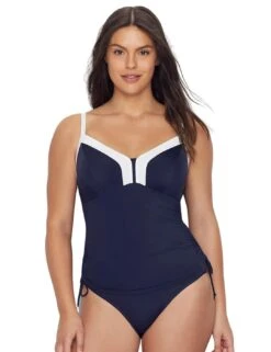 SW1351 Panache Catarina Tankini Top - SW1351 Midnight/White -FANTASIE Shop 360845 20221230095900