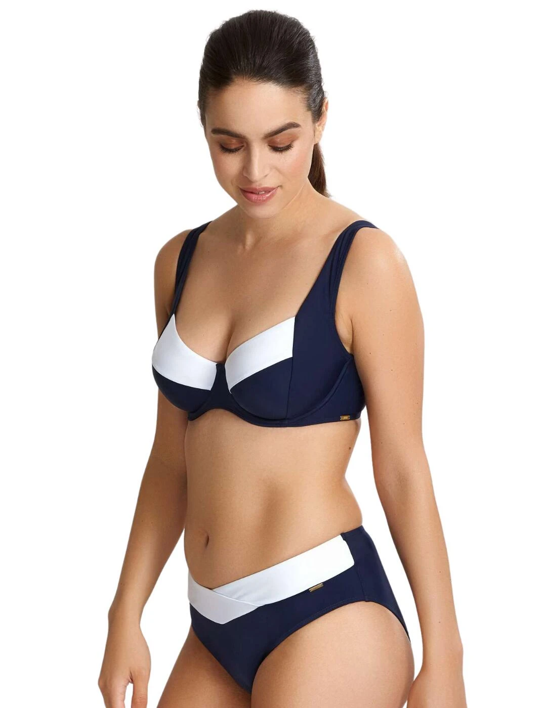 SW1352 Panache Catarina Bikini Top - SW1352 Midnight/White 4 SW1352 Panache Catarina Bikini Top - SW1352 Midnight/White - Image 4