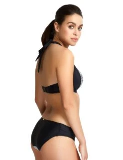 SW1395 Panache Samara Halterneck Bikini Top - SW1395 Black/White -FANTASIE Shop 360862 20221230102500