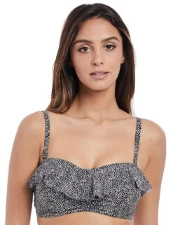 4615 Freya Run Wild Strapless Bikini Top - 4615 Black