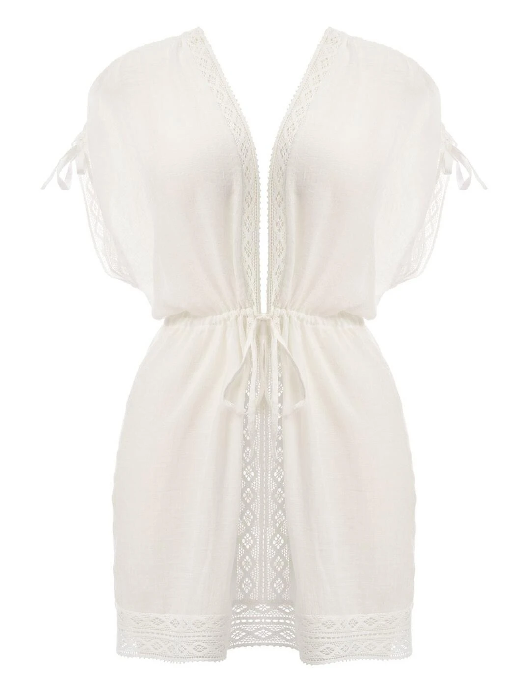 201590 Freya Sunscape Tunic Cover Up - 201590 White 3 201590 Freya Sunscape Tunic Cover Up - 201590 White - Image 3