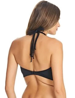 4053 Freya Macrame Bandeau Bikini Top - 4053 Black