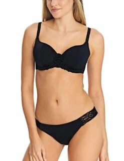 4054 Freya Macrame Balcony Bikini Top - 4054 Black -FANTASIE Shop 366064 20230208145200