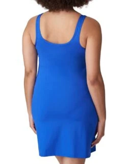 4010680 Prima Donna Swim Karpen Short Swim Dress - 4010680 Electric Blue -FANTASIE Shop 370556 20230308144300