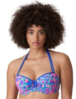 4010616 Prima Donna Swim Karpen Padded Balcony Bikini Top - 4010616 Electric Blue