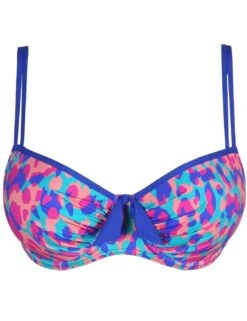 4010616 Prima Donna Swim Karpen Padded Balcony Bikini Top - 4010616 Electric Blue -FANTASIE Shop 370607 20230310103900