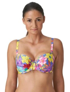 4010716 Prima Donna Swim Sazan Padded Balcony Bikini Top - 4010716 Blue Bloom