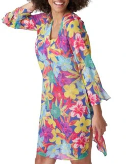 4010784 Prima Donna Swim Sazan Swimwear Kaftan - 4010784 Blue Bloom -FANTASIE Shop 370821 20230311130900