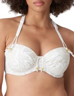 4010216 Prima Donna Swim Sidari Padded Balcony Bikini Top - 4010216 White Yacht -FANTASIE Shop 370919 20230311153900