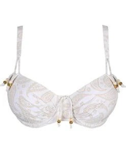 4010216 Prima Donna Swim Sidari Padded Balcony Bikini Top - 4010216 White Yacht -FANTASIE Shop 370923 20230311153900