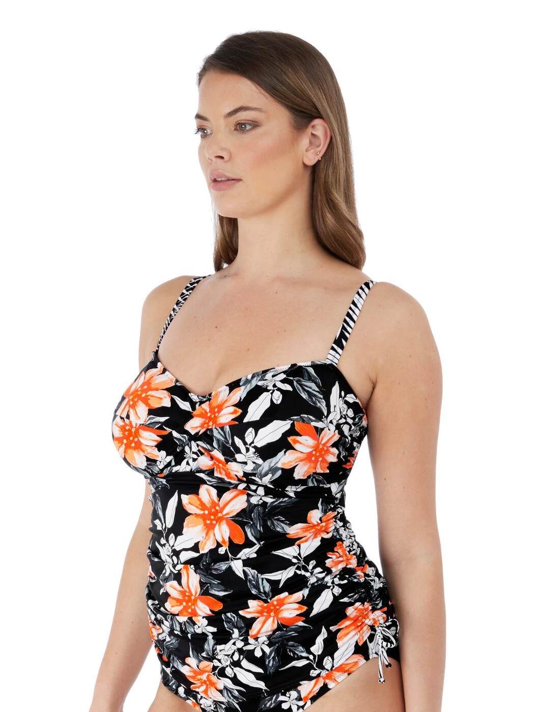6894 Fantasie Port Maria Twist Front Tankini Top - 6894 Black 2 6894 Fantasie Port Maria Twist Front Tankini Top - 6894 Black - Image 2