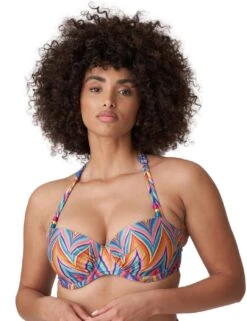 4010816 Prima Donna Kea Padded Balcony Bikini Top - 4010816 Rainbow Paradise