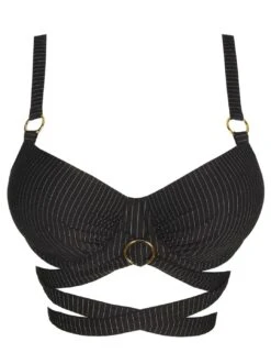 4010116 Prima Donna Solta Padded Balcony Bikini Top - 4010116 Black -FANTASIE Shop 372972 20230327141300