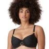 4010116 Prima Donna Solta Padded Balcony Bikini Top - 4010116 Black