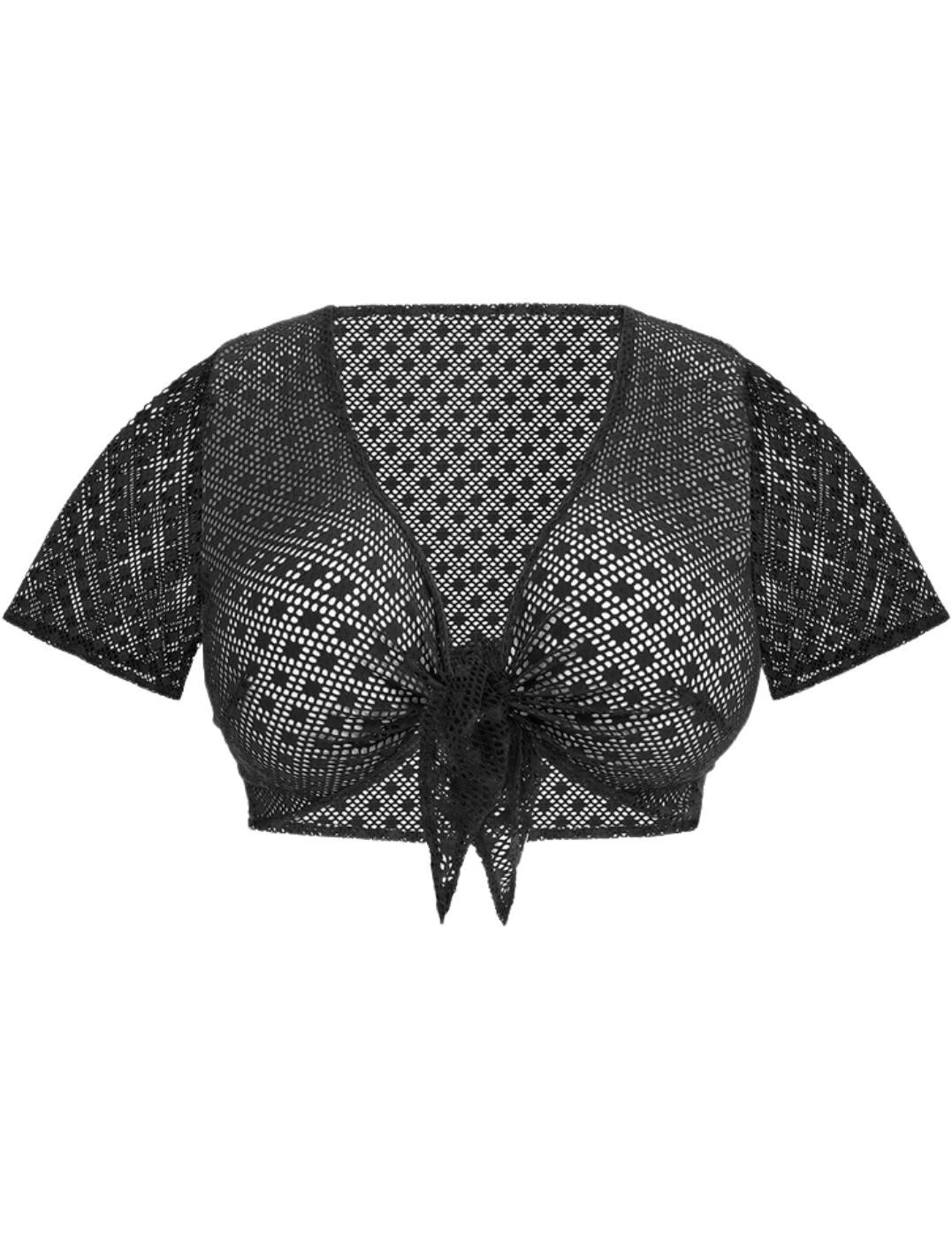 800696 Elomi Bazaruto Beach Cover Up - 800696 Black 2 800696 Elomi Bazaruto Beach Cover Up - 800696 Black - Image 2