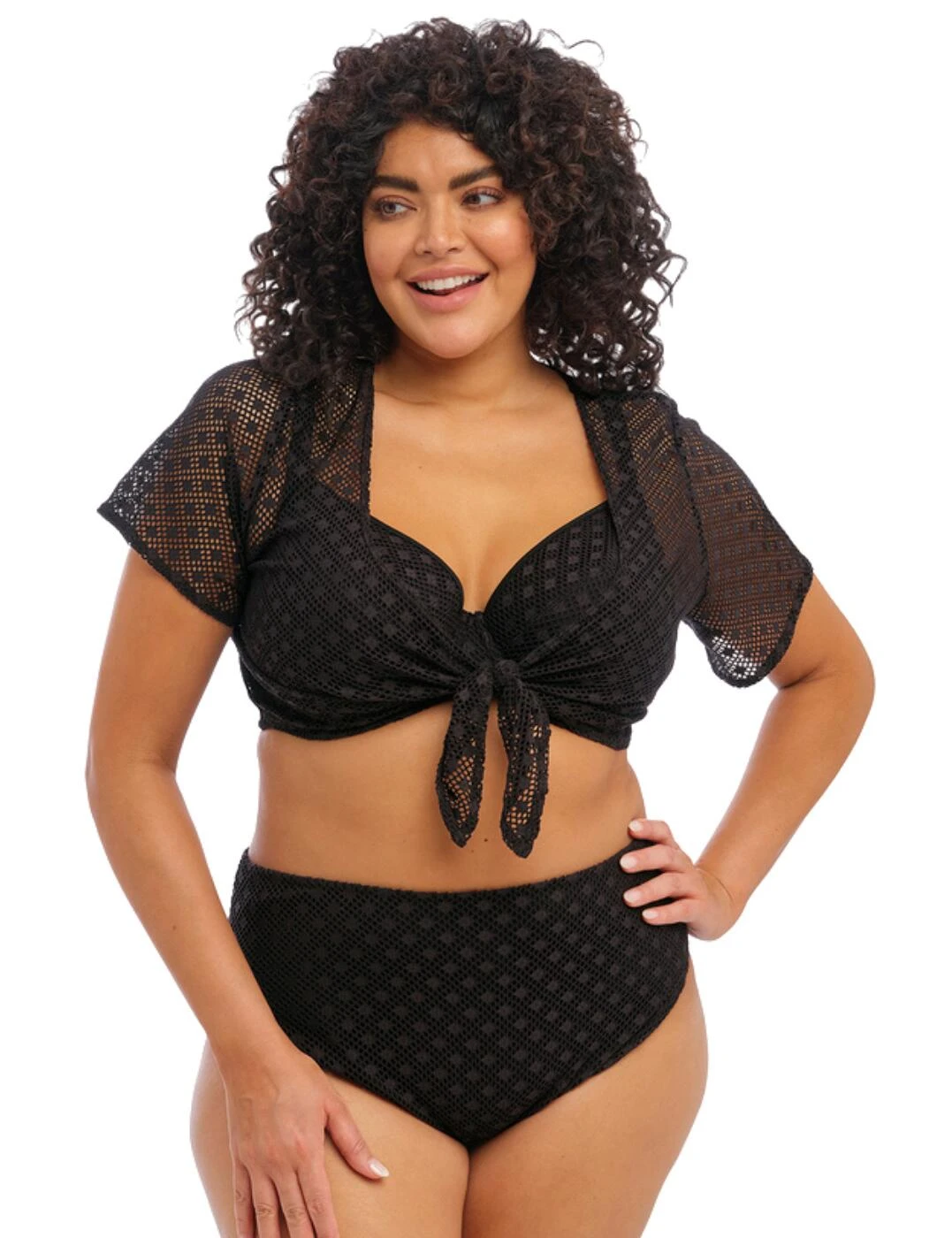 800696 Elomi Bazaruto Beach Cover Up - 800696 Black 3 800696 Elomi Bazaruto Beach Cover Up - 800696 Black - Image 3