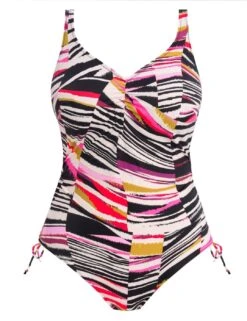 503030 Fantasie Sanoa Island V-neck Swimsuit - 503030 Black -FANTASIE Shop 375524 20230427121000