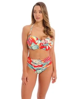 501609 Fantasie Bamboo Grove Bandeau Bikini Top - 501609 Hot Chilli -FANTASIE Shop 375684 20230418144900