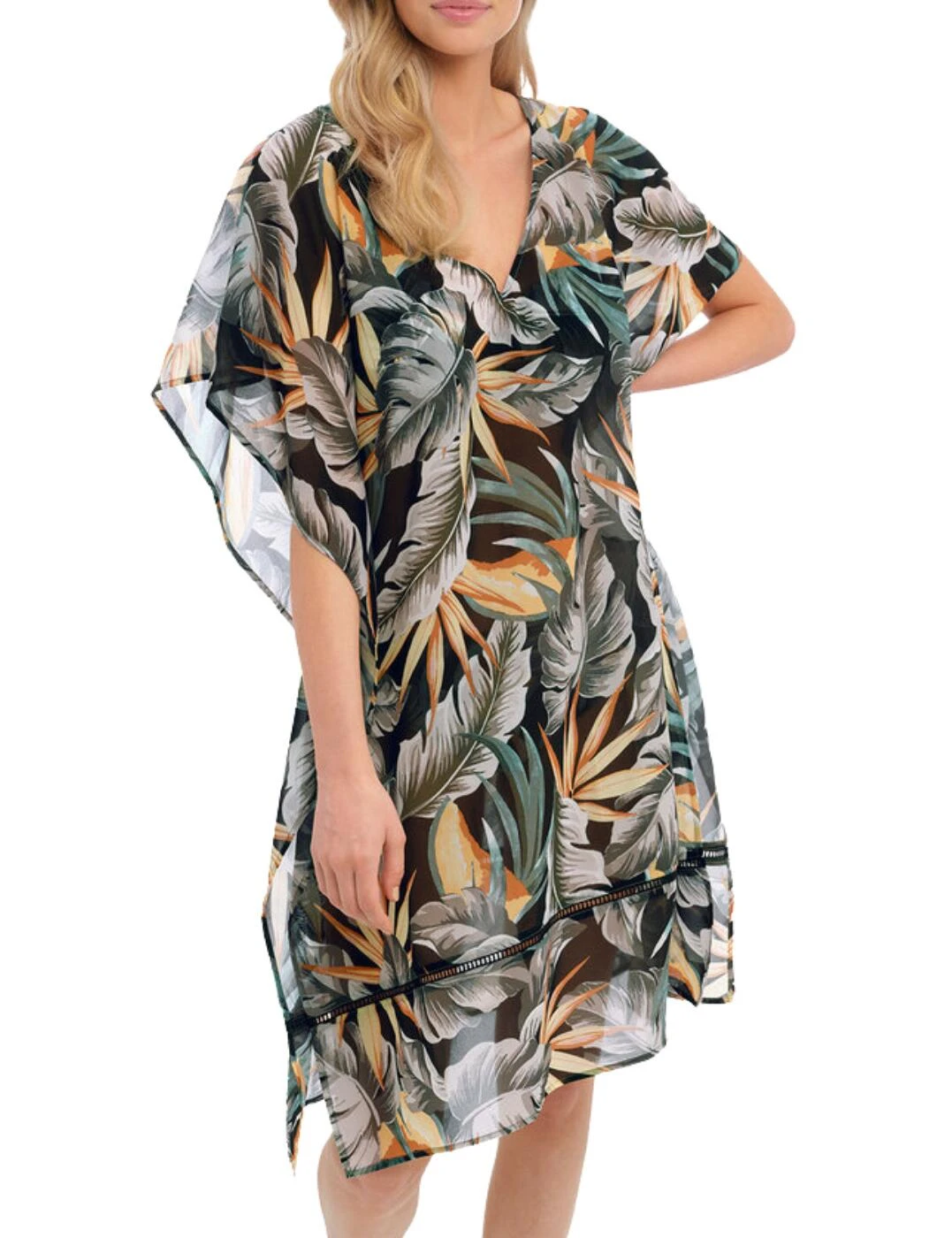 501694 Fantasie Bamboo Grove Kaftan - 501694 Jet 2 501694 Fantasie Bamboo Grove Kaftan - 501694 Jet - Image 2
