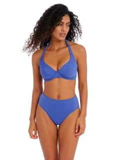 7232 Freya Jewel Cove Halterneck Bikini Top - 7232 Plain Azure -FANTASIE Shop 376675 20230425114200